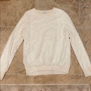 Equipment Femme sequin sweater